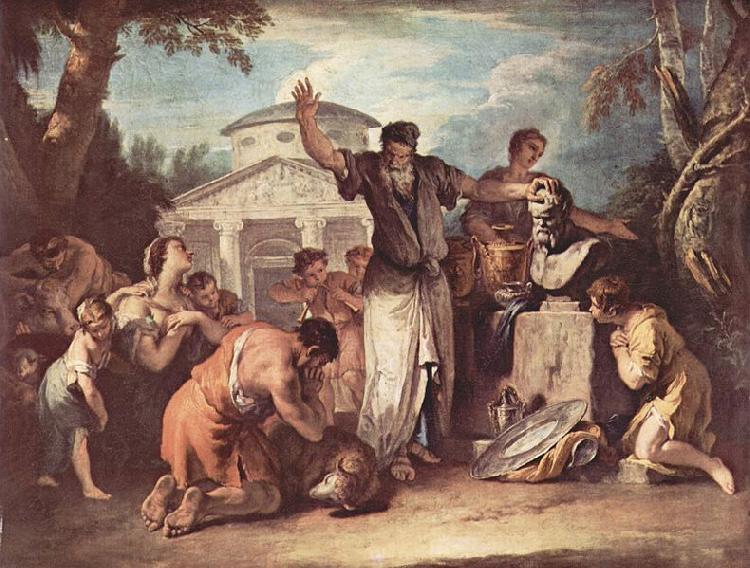 Sebastiano Ricci Opfer fur den Gott Selenos oil painting picture